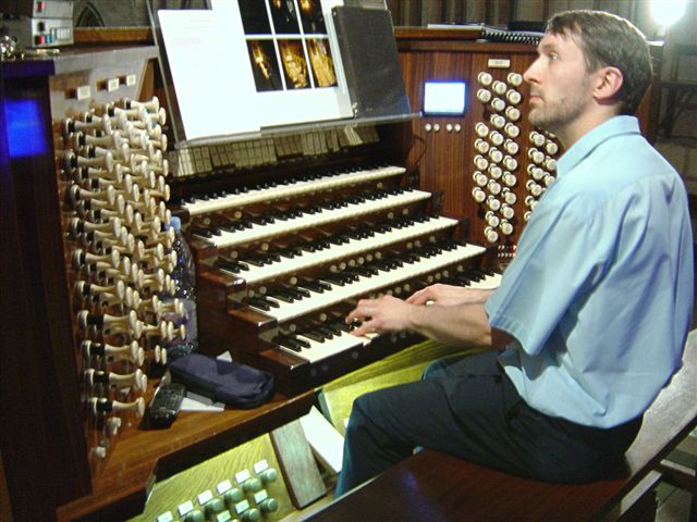 L'organista francese Olivier Latry